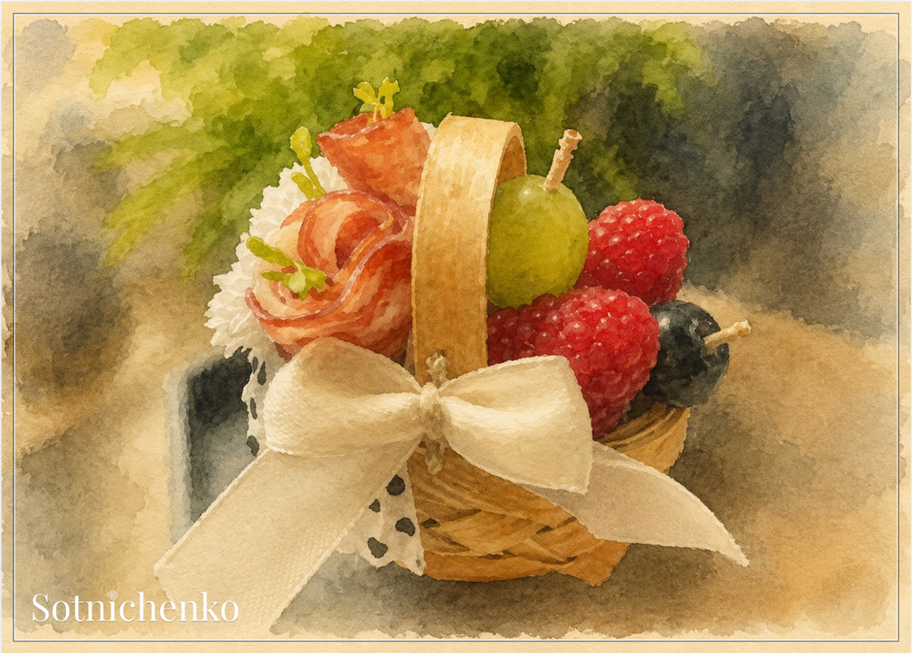 Berry Basket — Sweet Printable Postcard