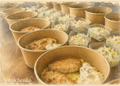 Lunch Prep — Kitchen Printable Postcard
