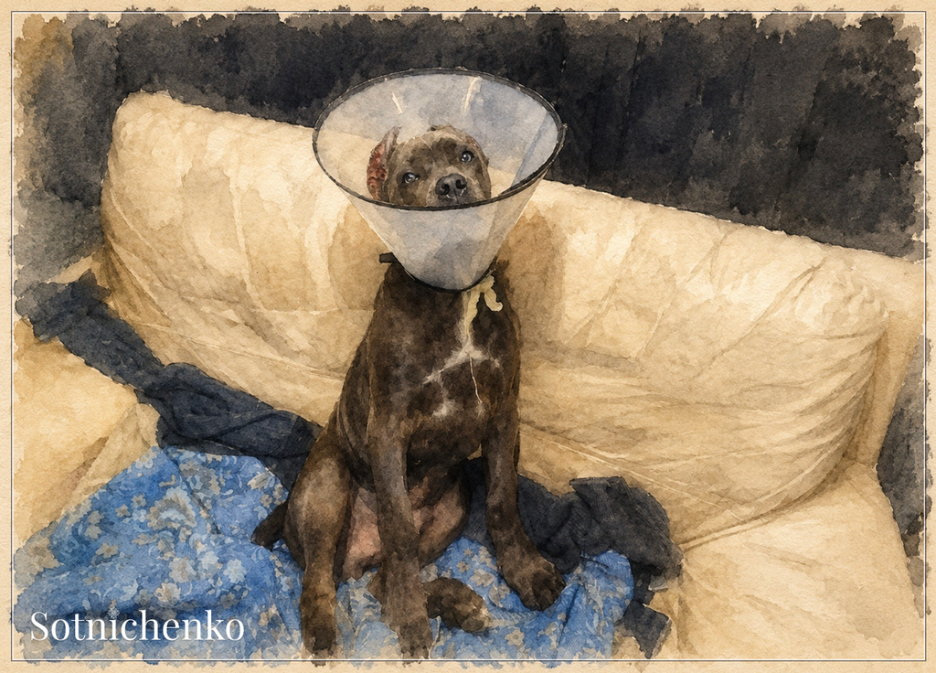 Cone of Courage — Cane Corso Printable Postcard