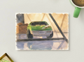 Retro Mini Racer — Vintage Toy Postcard