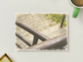 Rain on the Rail — Vintage Urban Postcard