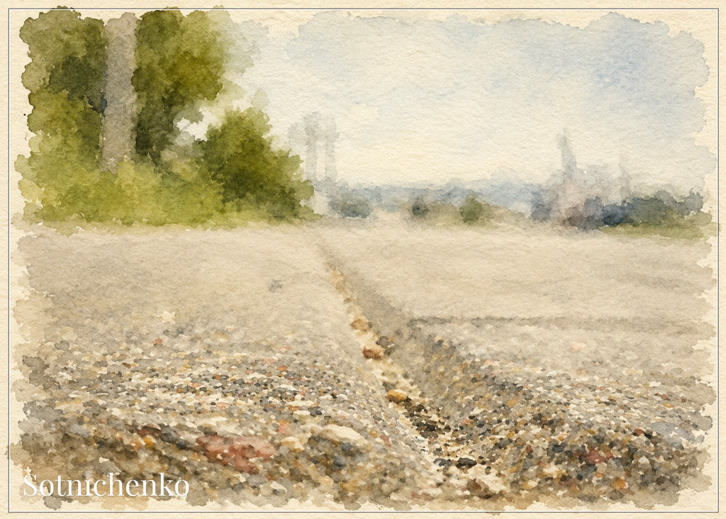 Small Fault Line — Minimal Urban Printable Postcard