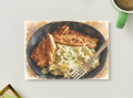 Golden Crunch Bowl — Vintage Food Postcard