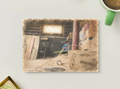 Back Room Workshop — Vintage Interior Postcard
