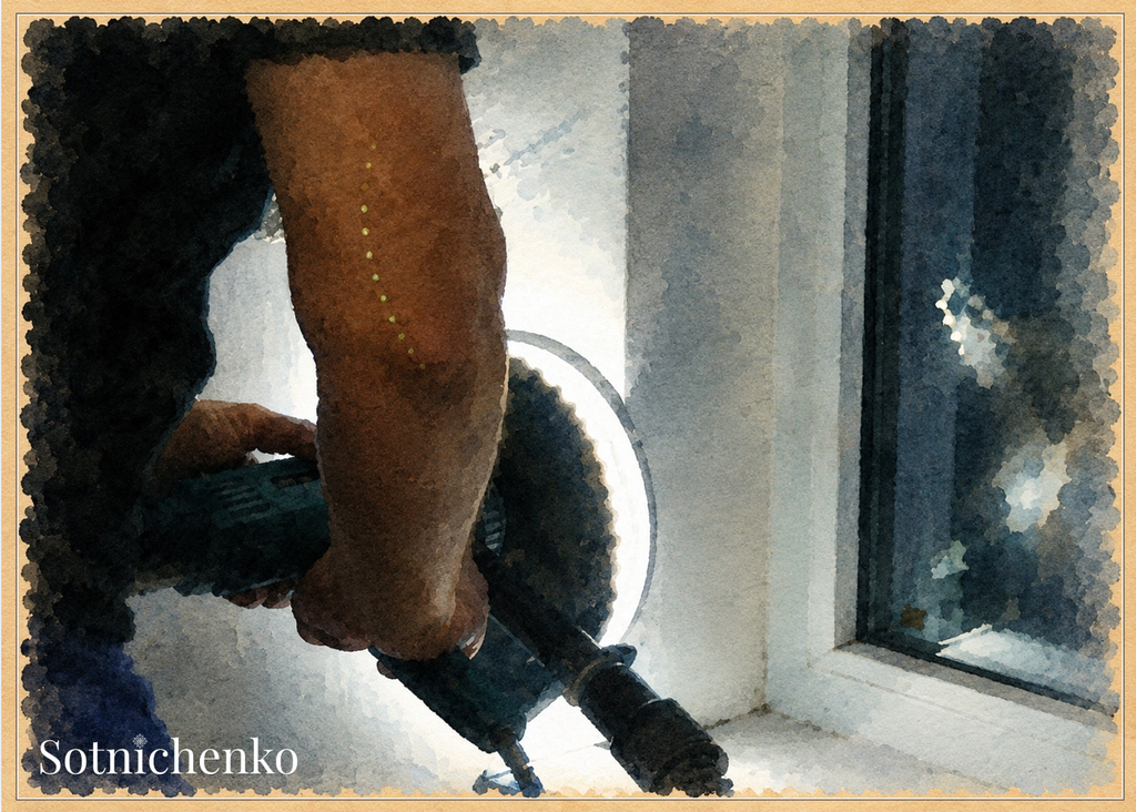 Window Repair Moment — DIY Home Printable Postcard