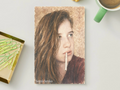 Restless Portrait — Moody Watercolor Printable Postcard