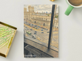 High Window Over the Avenue — Vintage City Printable Postcard